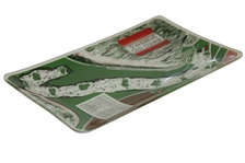 Vintage St Andrews Candy Dish / Tray - With Course Map