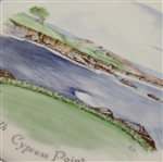Bing Crosby Pro-Am Pebble Beach 16th at Cypress Point Plate - Engraved & Gifted to Maurie