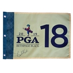 Brooks Koepka Signed 2019 PGA Championship at Bethpage Black Flag JSA ALOA