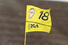 Rory McIlroy Signed 2012 PGA Championship at Kiawah Island Golf Resort Used Pin Flag #14 JSA ALOA