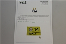 Rory McIlroy Signed 2012 PGA Championship at Kiawah Island Golf Resort Used Pin Flag #14 JSA ALOA