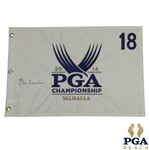 President Bill Clinton Signed 2014 PGA Championship at Valhalla Embroidered Flag JSA ALOA