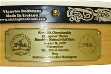Padraig Harrington's 2009 PGA Champion's Dinner Gift - Vignoles Bodhrans Drum with Drumstick - Made in Ireland
