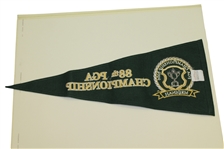 2006 PGA Championship at Medinah Wool Pennant - Tiger Woods Win 