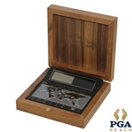 Lee Trevinos 1995 PGA Seniors Championship Champions Dinner Gift - Digital Clock w/ Engraved Wooden Box