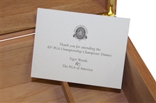 Tiger Woods' 2000 PGA Championship-Champions Dinner Gift Humidor w/ Thank You Card - Seldom Seen