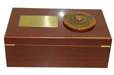 Tiger Woods' 2000 PGA Championship-Champions Dinner Gift Humidor w/ Thank You Card - Seldom Seen