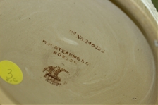 Copeland Spode Relief Decorated Three Handled Mug - Numbered & Stamped