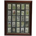 Assortment of Original Tobacco Cards Inc. Havers, Mitchell & Jones - Framed Presentation