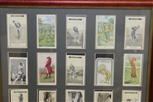 Assortment of Original Tobacco Cards Inc. Havers, Mitchell & Jones - Framed Presentation