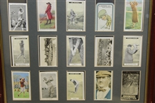 Assortment of Original Tobacco Cards Inc. Havers, Mitchell & Jones - Framed Presentation