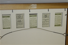 Assortment of Original Tobacco Cards Inc. Havers, Mitchell & Jones - Framed Presentation