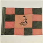 Red, White, & Yellow Checkered Pinehurst Country Club Course Used Flags