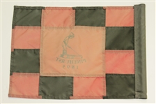 Red, White, & Yellow Checkered Pinehurst Country Club Course Used Flags