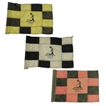 Red, White, & Yellow Checkered Pinehurst Country Club Course Used Flags