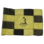 Red, White, & Yellow Checkered Pinehurst Country Club Course Used Flags