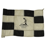 Red, White, & Yellow Checkered Pinehurst Country Club Course Used Flags
