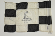 Red, White, & Yellow Checkered Pinehurst Country Club Course Used Flags