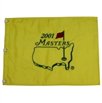 2001, 2002, & 2005 Masters Embroidered Flags - Tiger Woods Winner