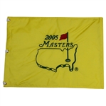 2001, 2002, & 2005 Masters Embroidered Flags - Tiger Woods Winner