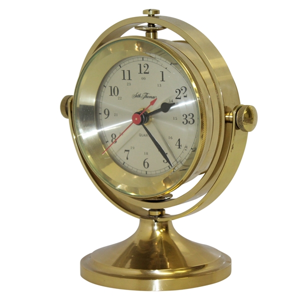 Circa 1990 Masters Contestant Player Gift - Seth Thomas Burns Clock - Works