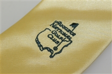 Augusta National Golf Club Slazenger Yellow Silk Tie