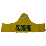 Vintage Masters Tournament Used Scoring Armband 