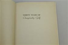 Gene Sarazen Signed & Inscribed '30 Years of Championship Golf' - Glenna Collett CollectionJSA ALOA 