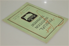 1934 Augusta National First Annual Invitation (Masters) Tournament Program - Excellent Condition
