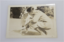Bobby Jones Signed 1960 'Golf Is My Game' Book w/ Notation & Original 1935 Photo - Glenna Collett Collection JSA ALOA