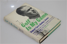 Bobby Jones Signed 1960 'Golf Is My Game' Book w/ Notation & Original 1935 Photo - Glenna Collett Collection JSA ALOA