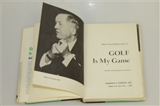 Bobby Jones Signed 1960 'Golf Is My Game' Book w/ Notation & Original 1935 Photo - Glenna Collett Collection JSA ALOA