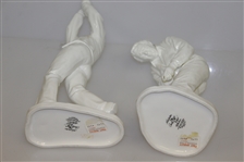 Arnold Palmer Porcelain Statues By Noritake w/ Original Box - Putting & Post-Swing