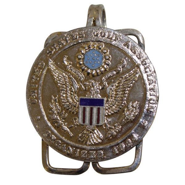 USGA Sterling Silver Money Clip w/ Detailed Bald Eagle / Shield Logo