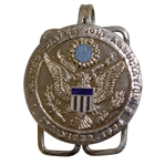 USGA Sterling Silver Money Clip w/ Detailed Bald Eagle / Shield Logo