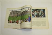 1930 Fortune Magazine w/ Bobby Jones Wins The Open Championship At St. Andrews Currier & Ives Print