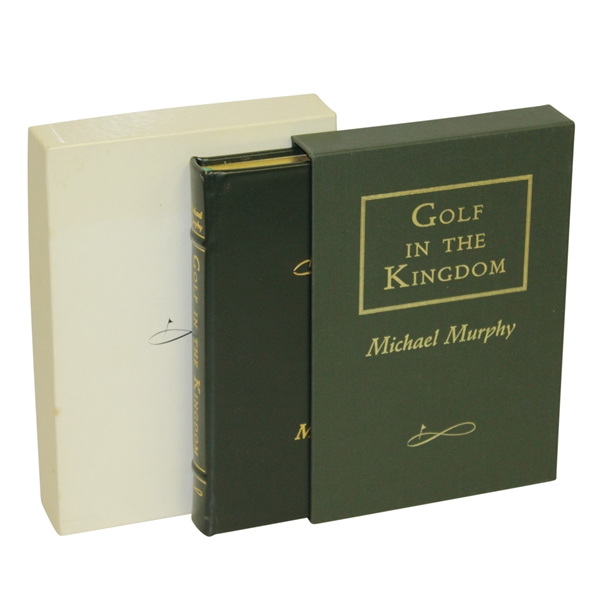 Golf In the Kingdom Author Michael Murphy Signed Limited Leather Edition in Slipcase & Box 