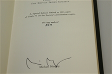 'Golf In the Kingdom' Author Michael Murphy Signed Limited Leather Edition in Slipcase & Box 
