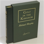 'Golf In the Kingdom' Author Michael Murphy Signed Limited Leather Edition in Slipcase & Box 
