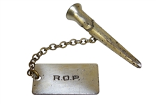 'Golf-T-Flex - The Flexible Novel-Tee' - Original Owner's Initials Included on Tag