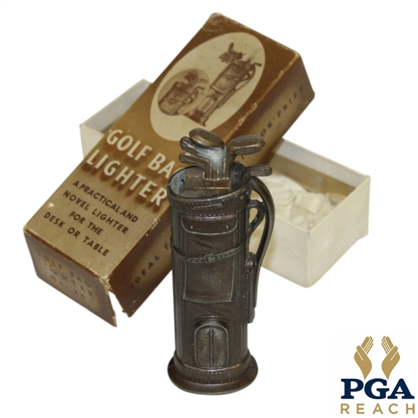 Golf Bag Lighter - A Practical and Novel Lighter for the Desk or Table in Original Box