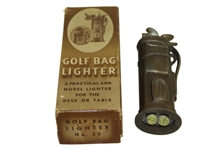 'Golf Bag Lighter - A Practical and Novel Lighter for the Desk or Table' in Original Box