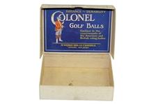Colonel Golf Ball Box - Sharp Color 