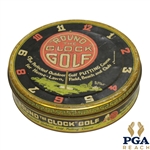 Round the Clock Golf Circa 1927 Home Putting Game in Original Tin Box