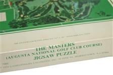 1974 'The Masters' Augusta National Golf Club 500 Piece Jigsaw Puzzle - Course Layout