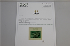 1974 'The Masters' Augusta National Golf Club 500 Piece Jigsaw Puzzle - Course Layout