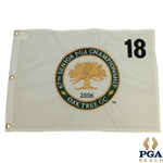 2006 Senior PGA Championship at Oak Tree Embroidered Flag - Jay Haas Winner