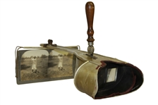 Original Keystone View Co. Stereo-graph w/ Large Assortment of Time-Period Golf Slides / Pictures 