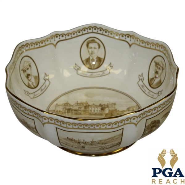 Aynsley Porcelain "Old St Andrews Bowl", 250/2000, Designed By Bill Waugh