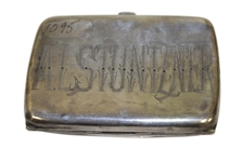 Antique Score Keeper Container w/ Golfer